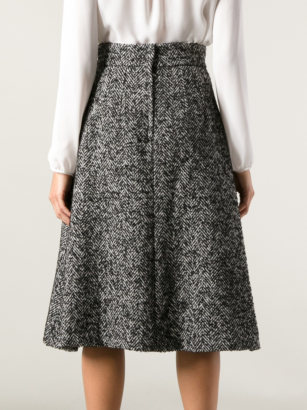 Dolce \u0026 Gabbana Tweed A-line Skirt in 