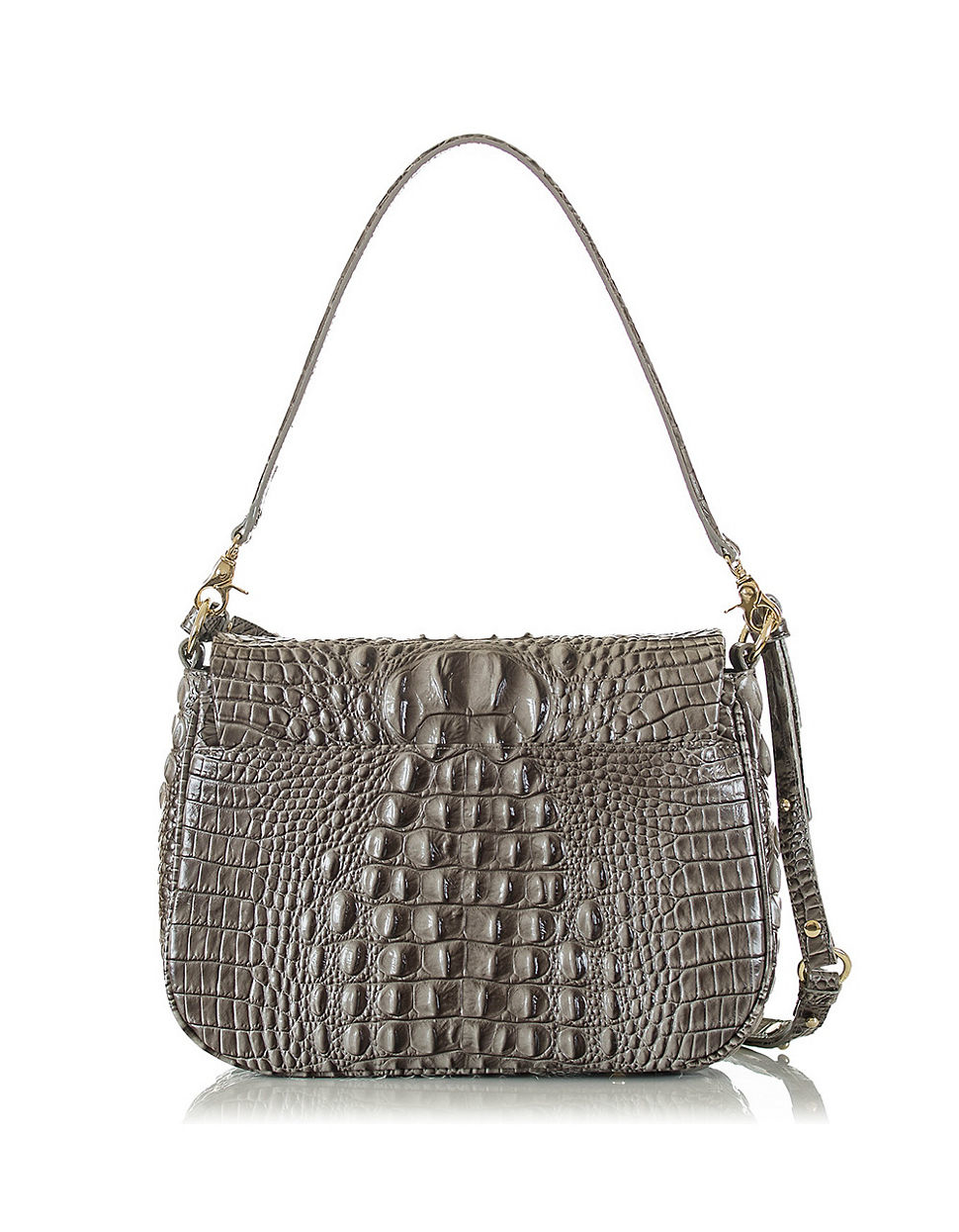 Lyst Brahmin Westbrook Shoulder Falcon Melbourne Bag in Gray