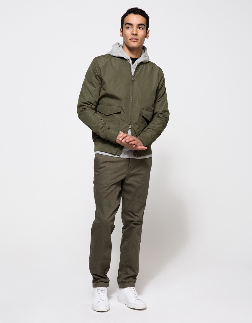 Topman Olive Bomber Jacket in Green for Men Lyst