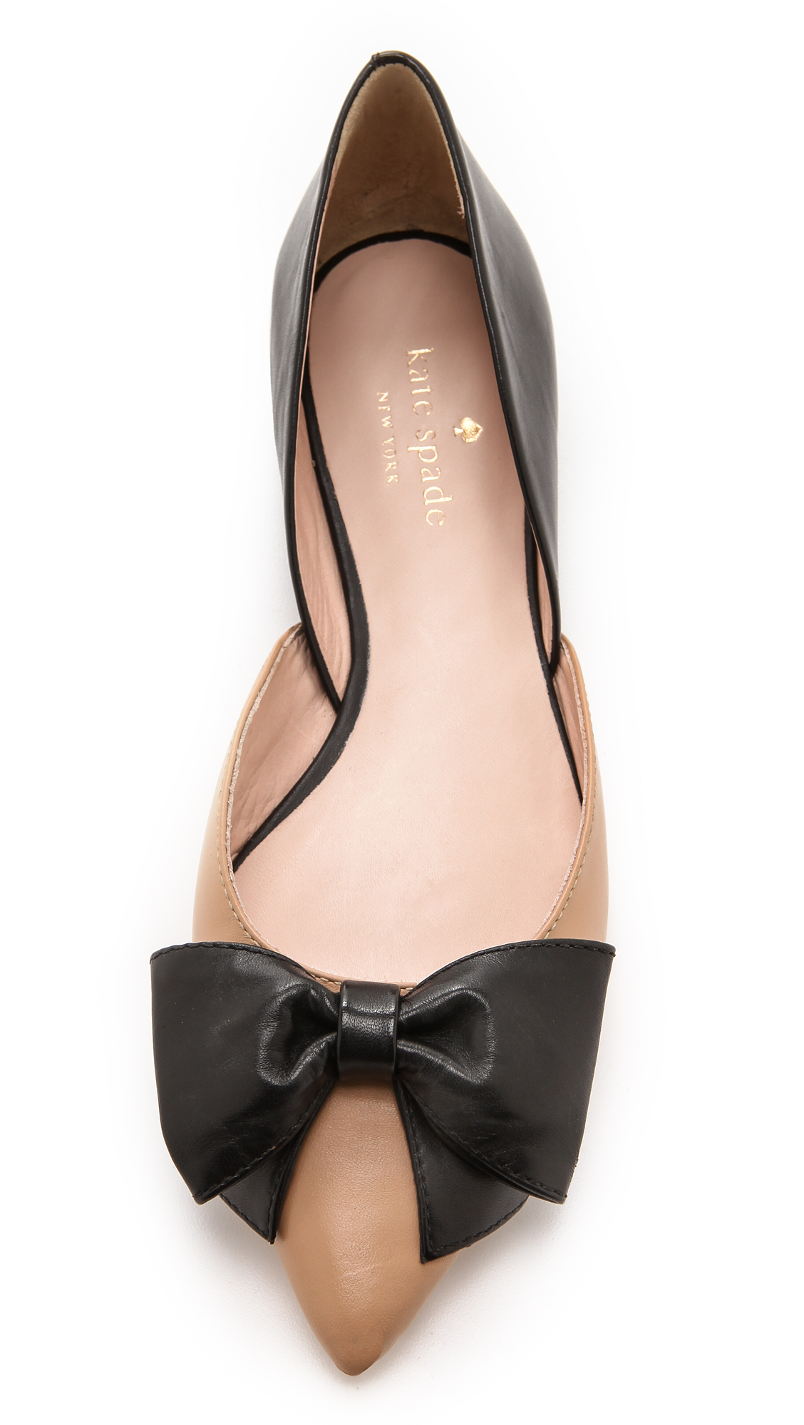 kate spade black bow shoes