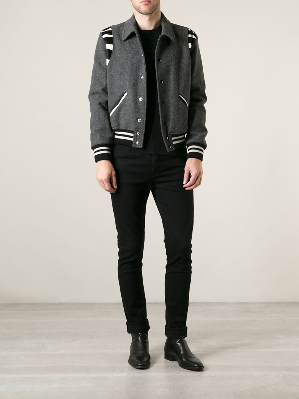 teddy jacket saint laurent