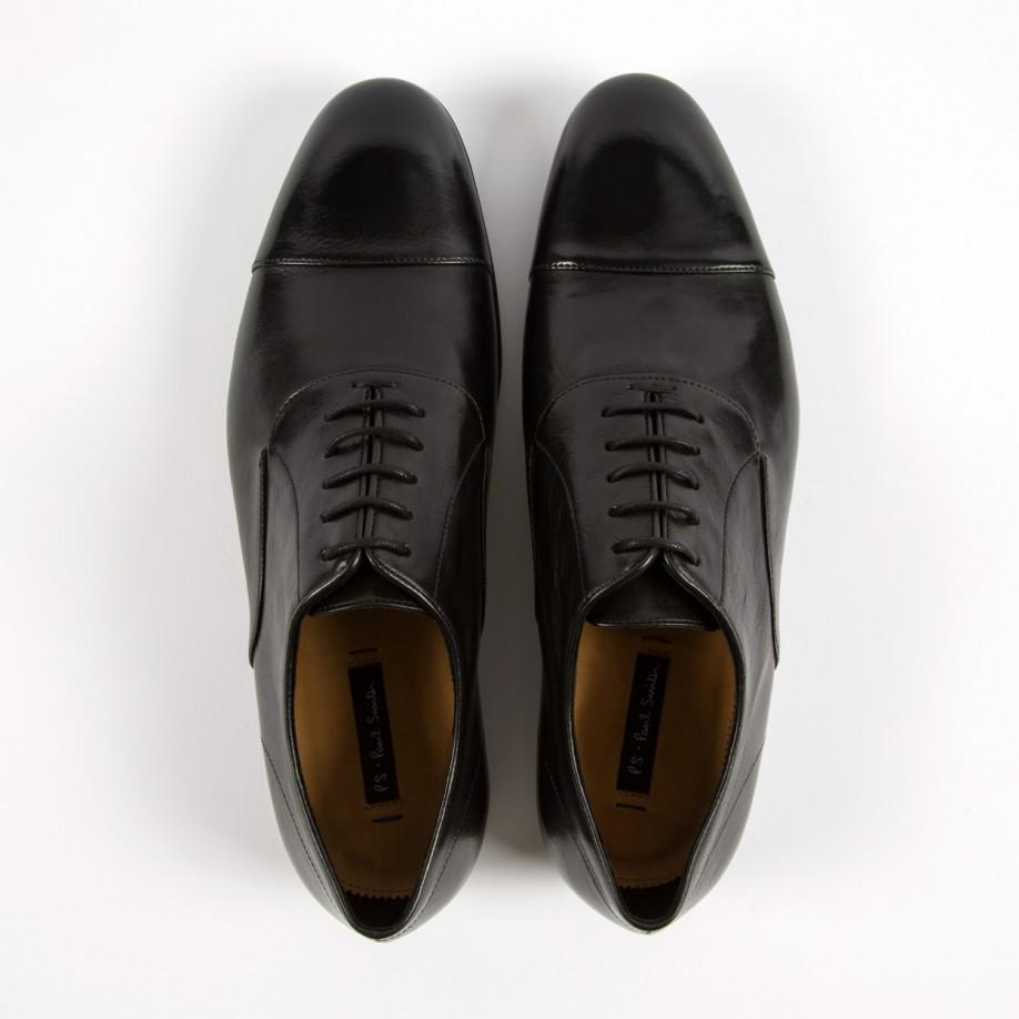 Paul Smith Men's Black Calf Leather 'eduardo' Oxford Shoes With Travel  Soles for Men - Lyst