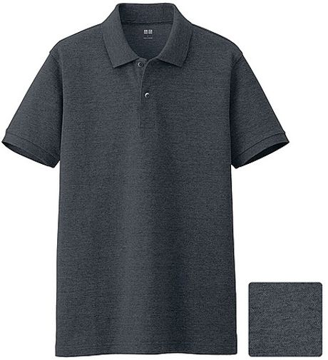 dry pique short sleeve polo shirt