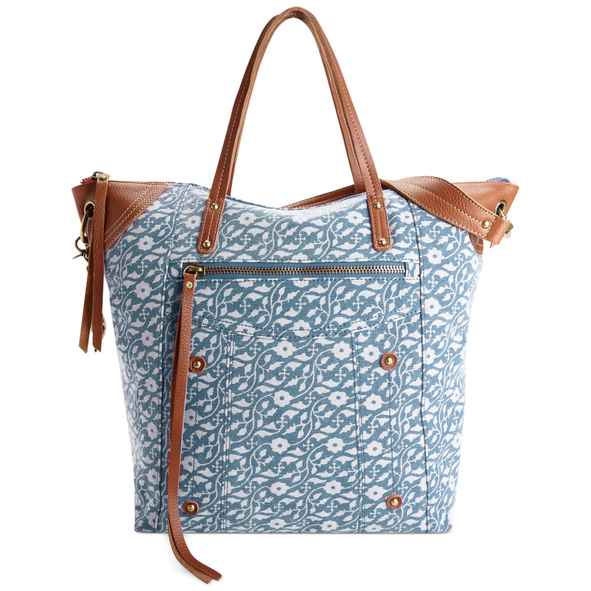 Lucky Brand Selden Tote in Blue Lyst