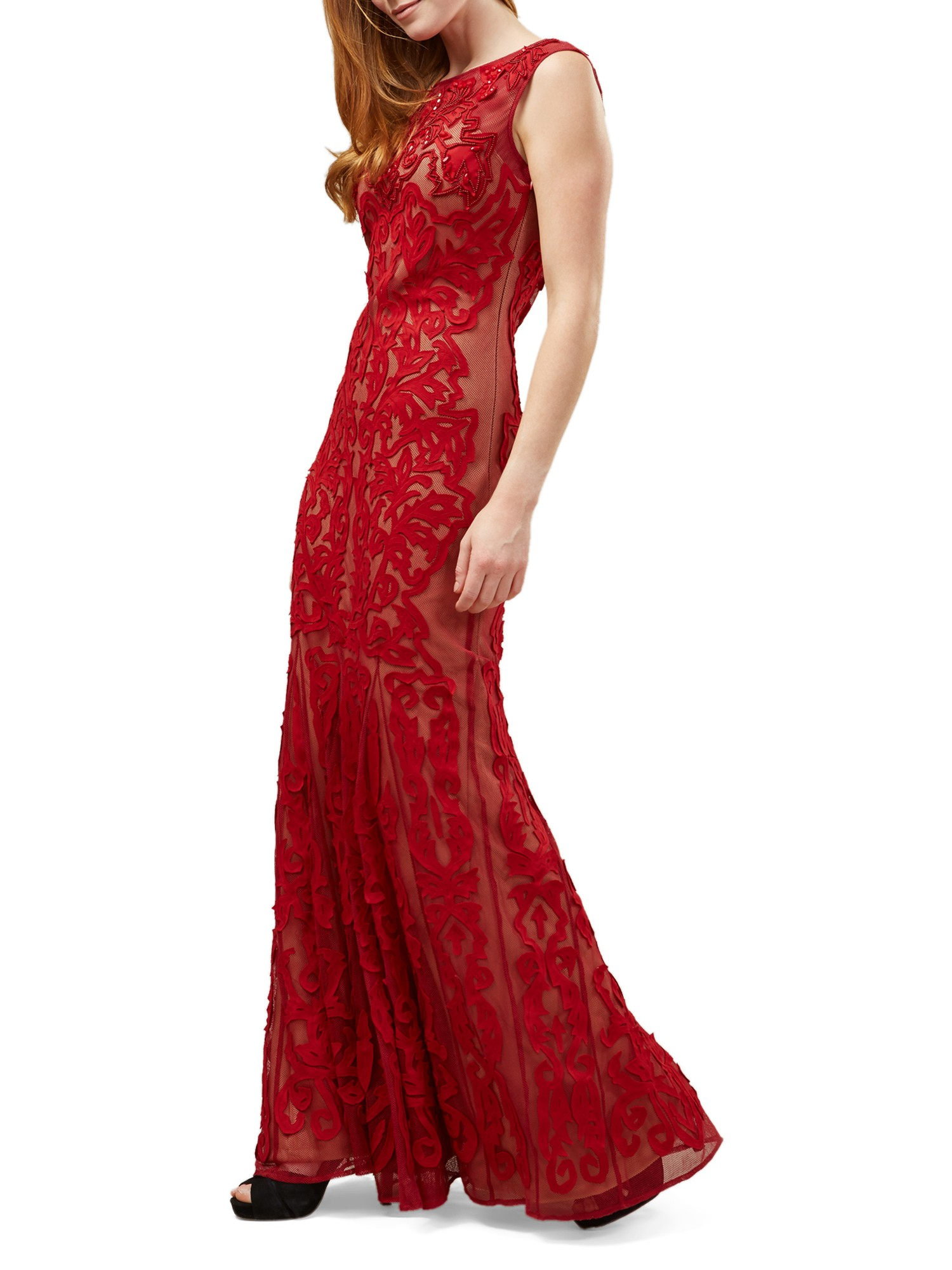 polka dot maxi dress