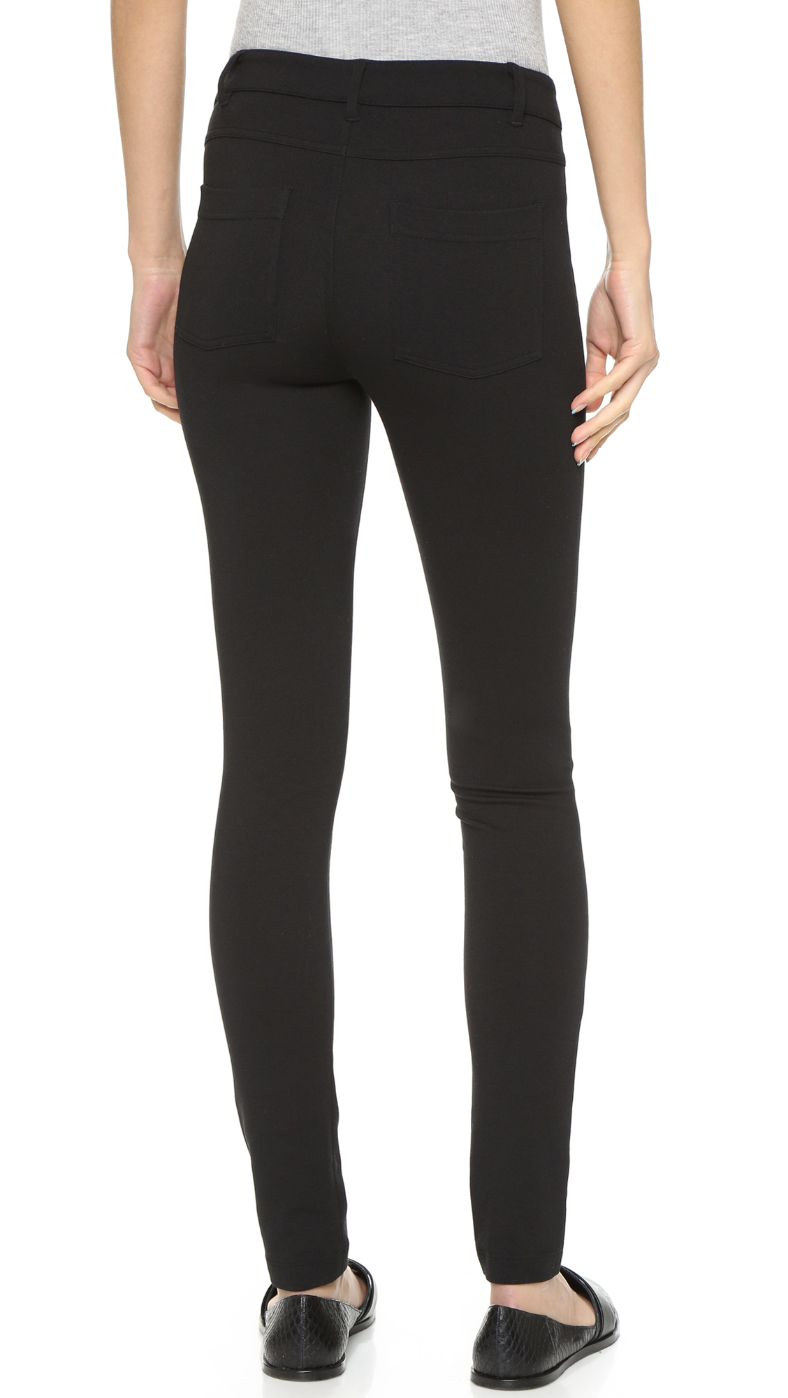 Lyst Vince Ponte Pants in Black