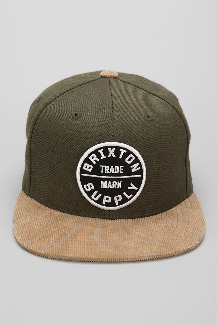 Urban Outfitters Brixton Oath Iii Snapback Hat in Olive (Green) for Men -  Lyst