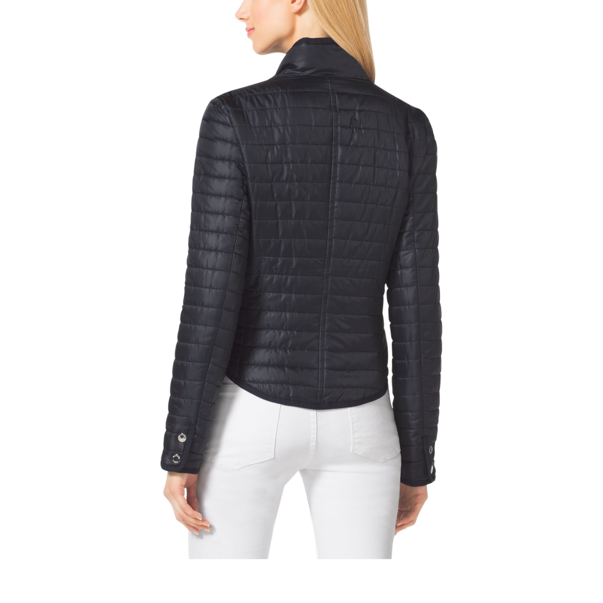 michael kors packable nylon puffer jacket