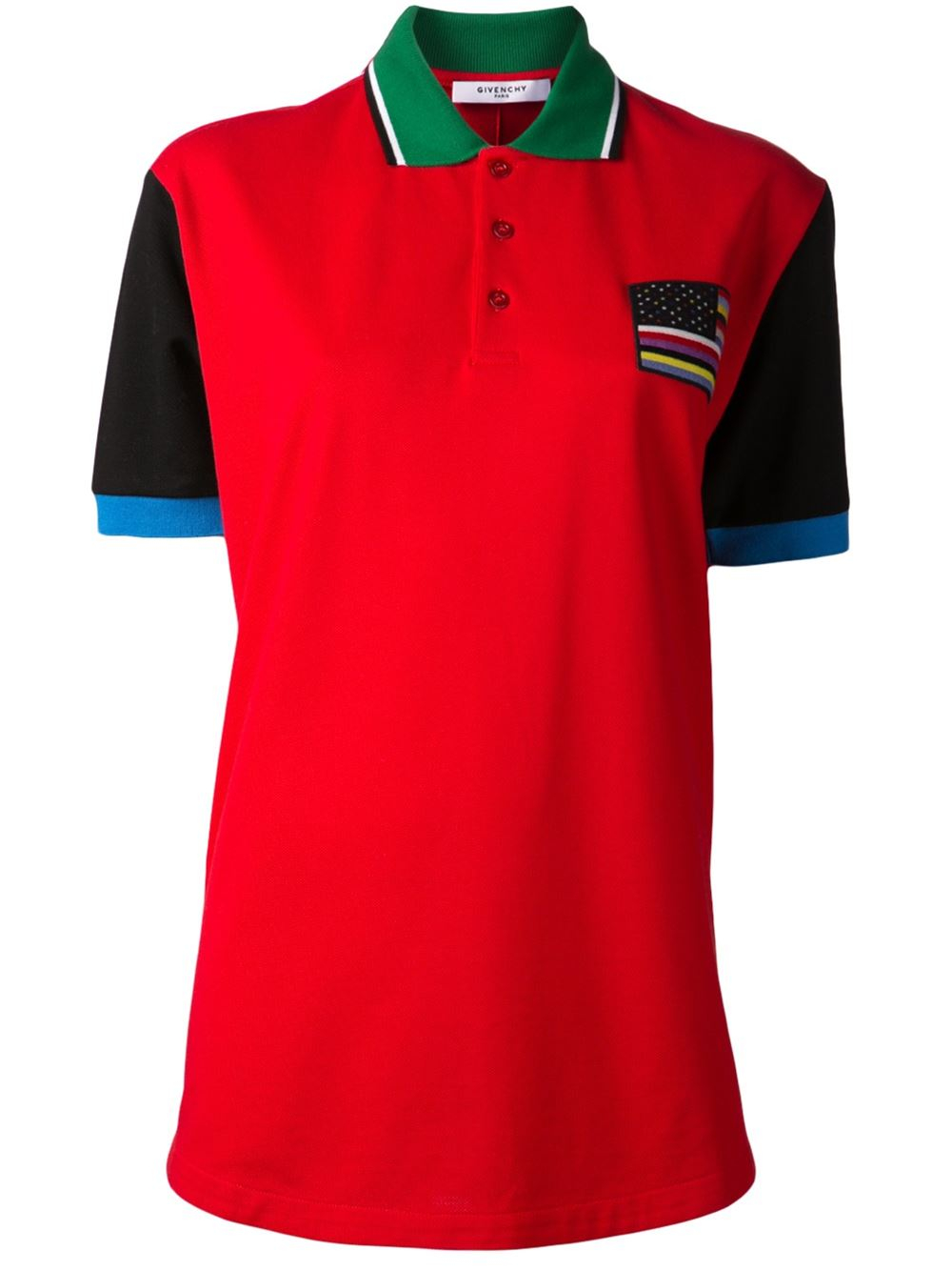 givenchy red polo shirt