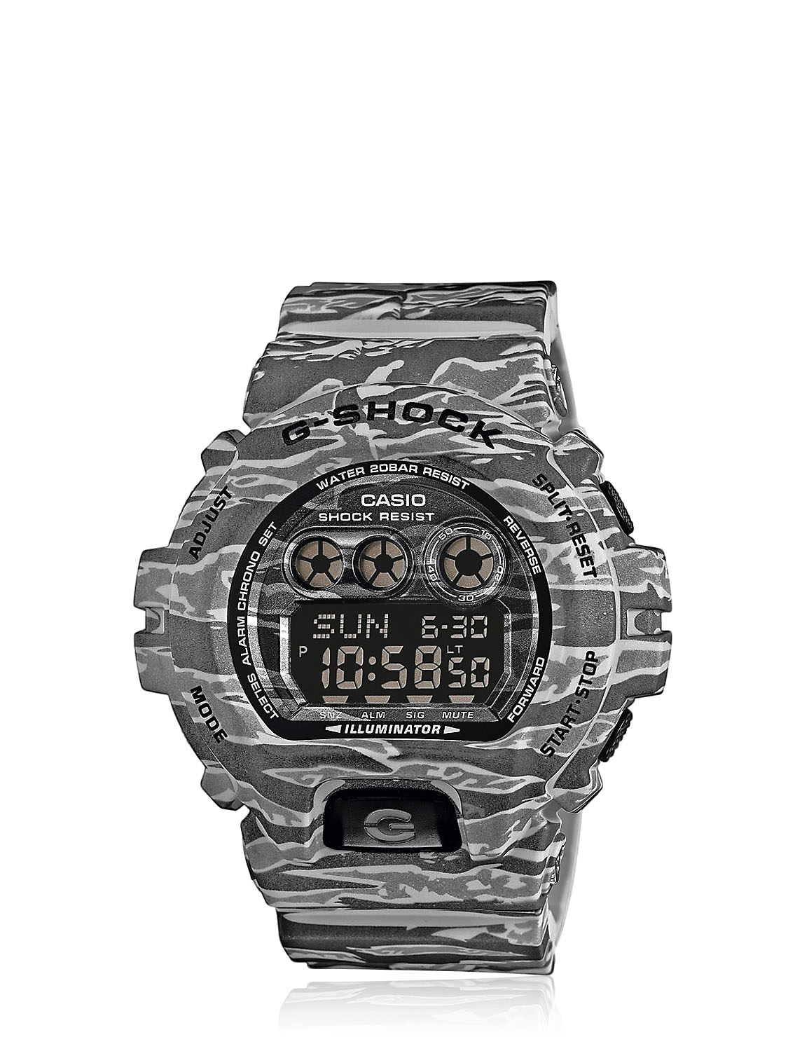 g shock grey and green