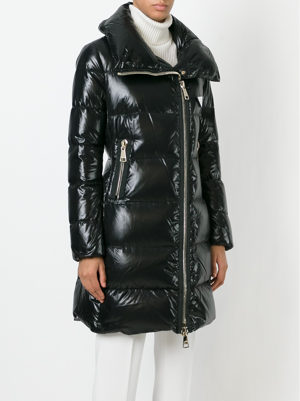 Moncler Joinville Padded Coat in Black | Lyst