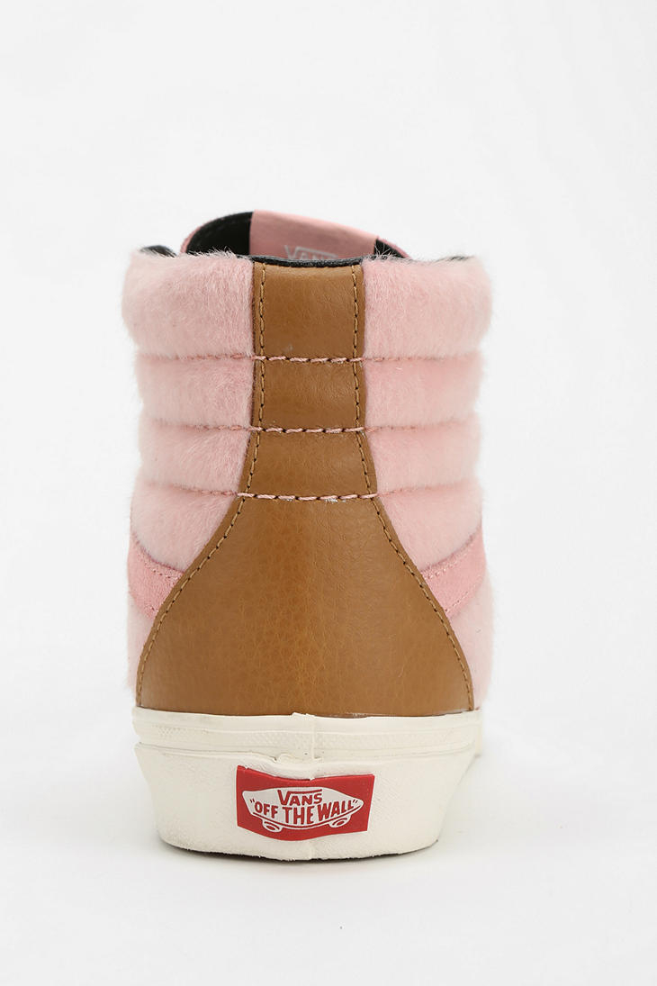 womens pink high top vans