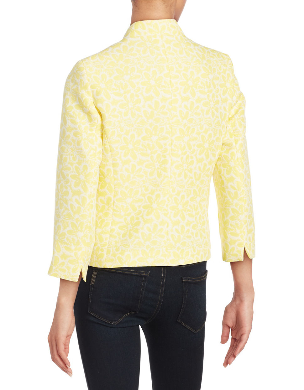 Yellow Patterned Blazer | nipon boutique daisy patterned blazer in yellow lyst Yellow Patterned Blazer | nipon boutique daisy patterned blazer in yellow lyst
