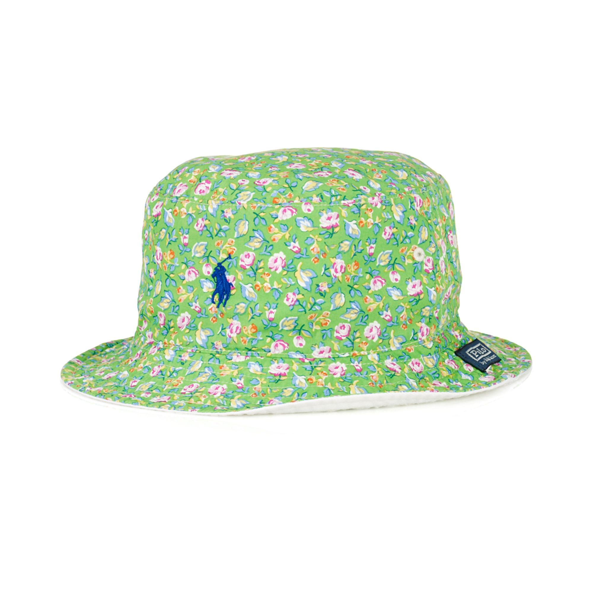 Lyst - Ralph Lauren Polo Reversible Floralprint Bucket Hat in Green for Men