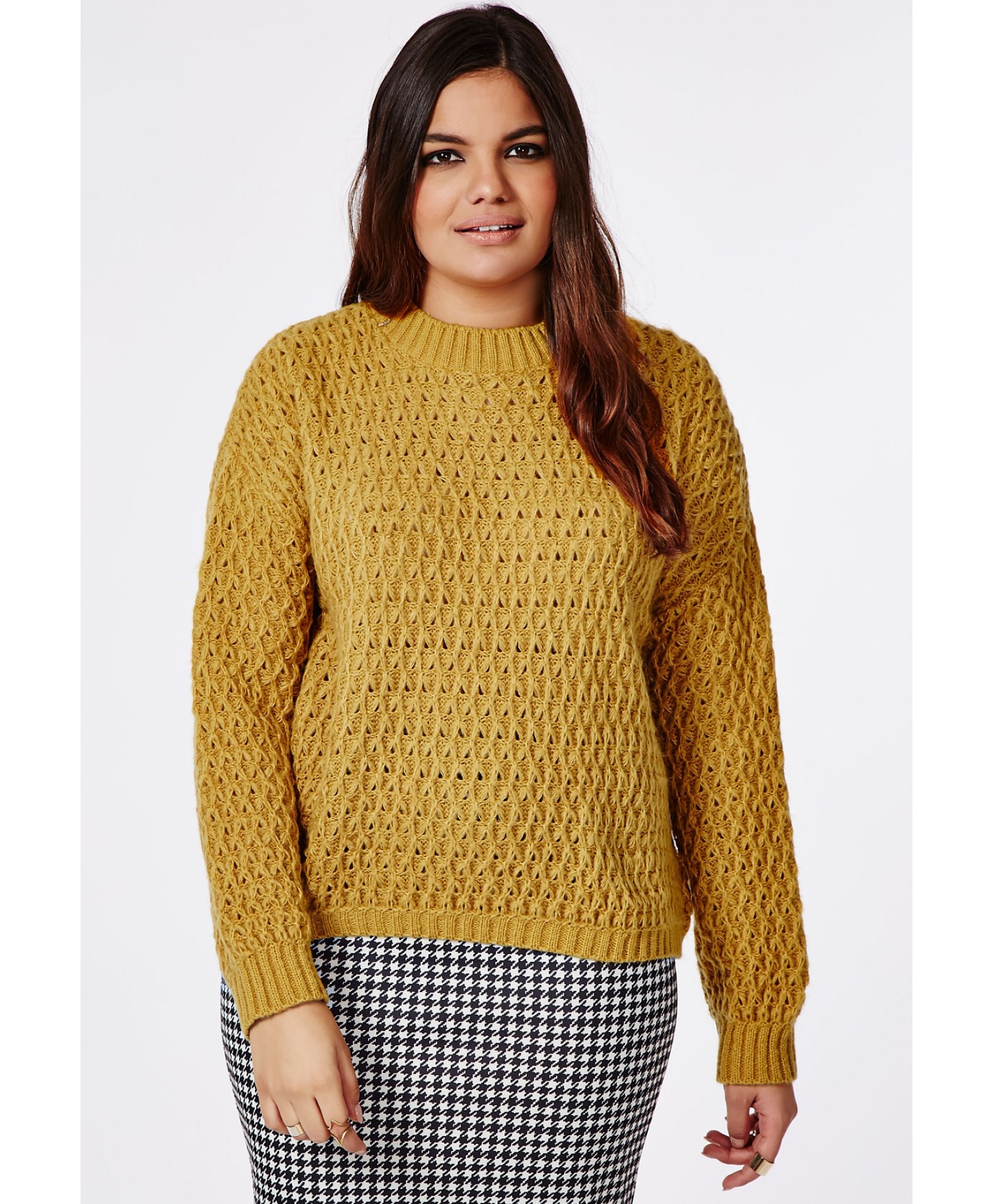 plus size chunky knit sweater