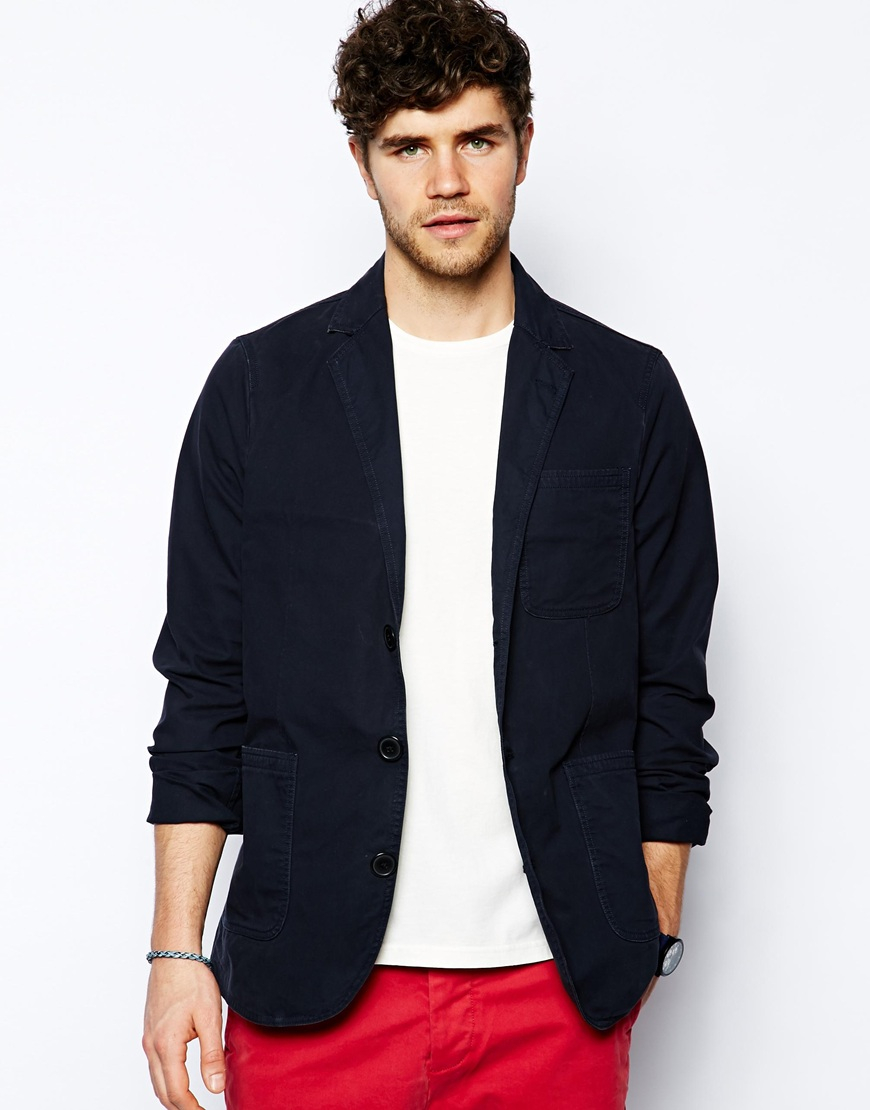 Jack wills Newmarket Blazer in Blue for Men Lyst