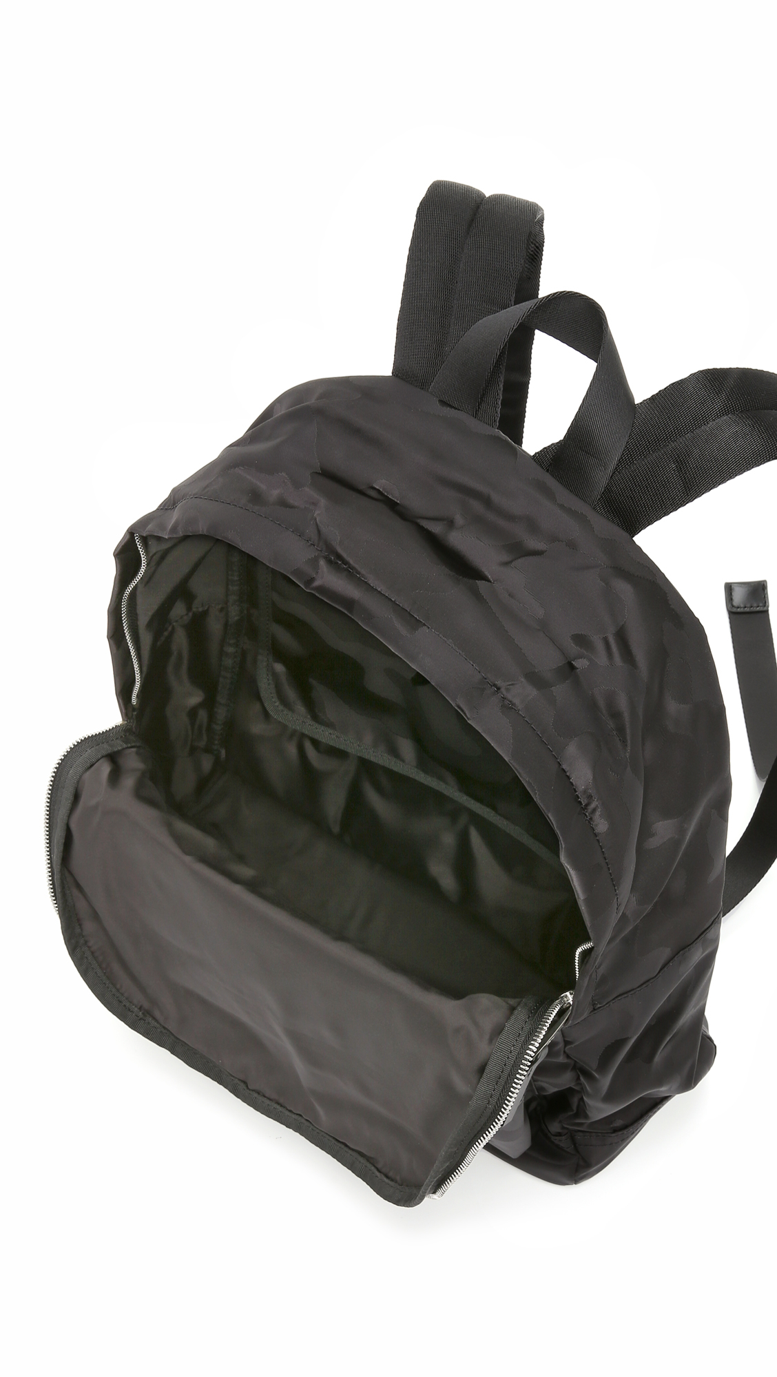 michael kors black camo backpack