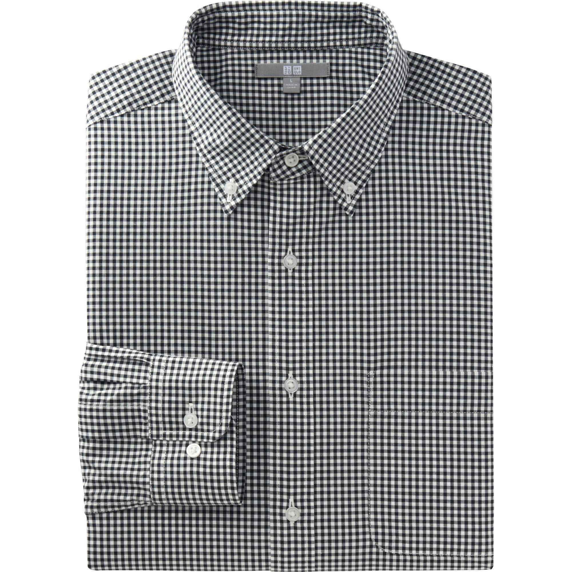 uniqlo black shirt mens