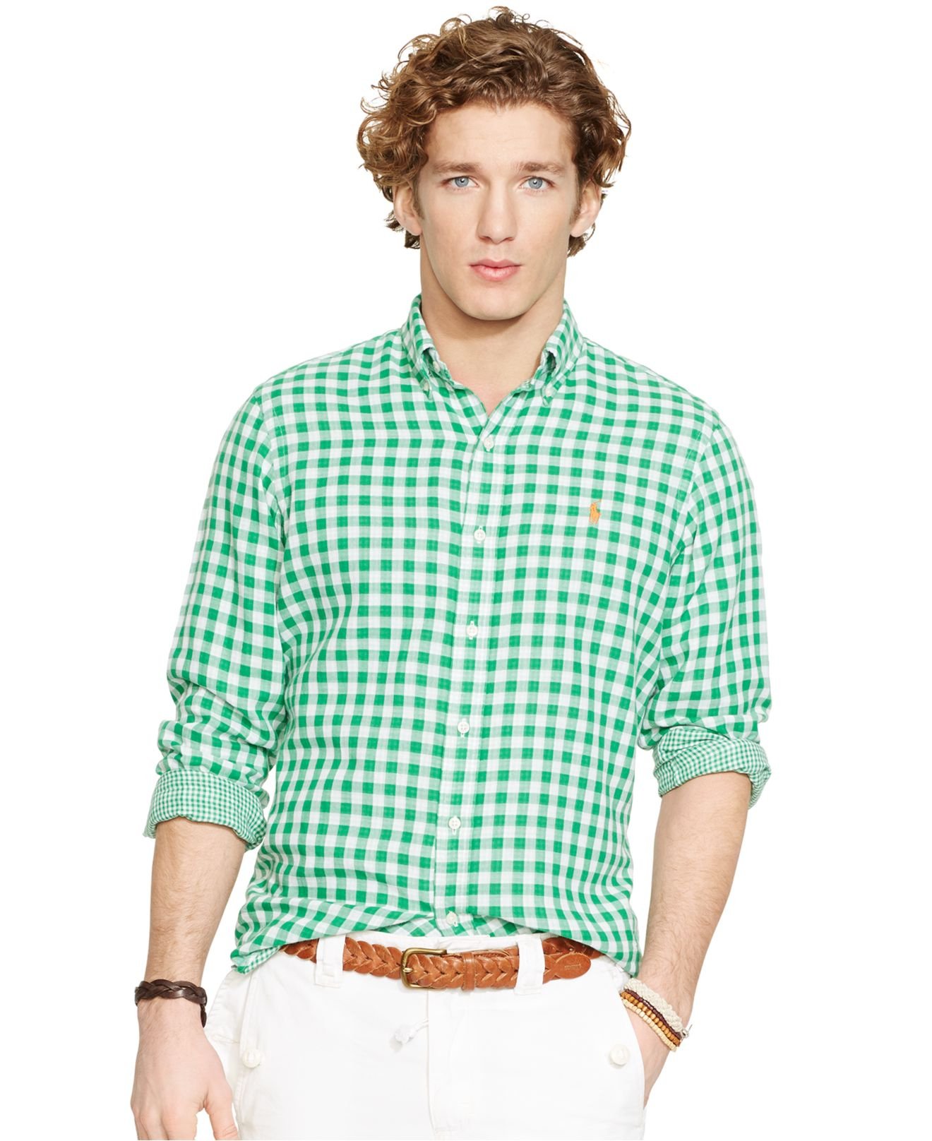 Polo sales gingham shirt