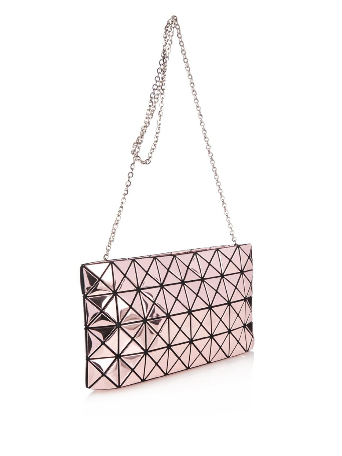 Bao Bao Issey Miyake Prism Platinum Cross-Body Bag in Pink | Lyst