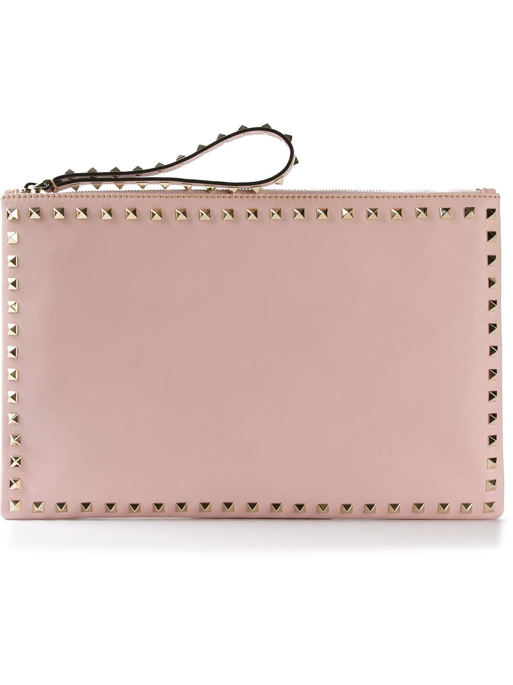 Valentino Rockstud Clutch Bag in Pink & Purple (Pink) - Lyst