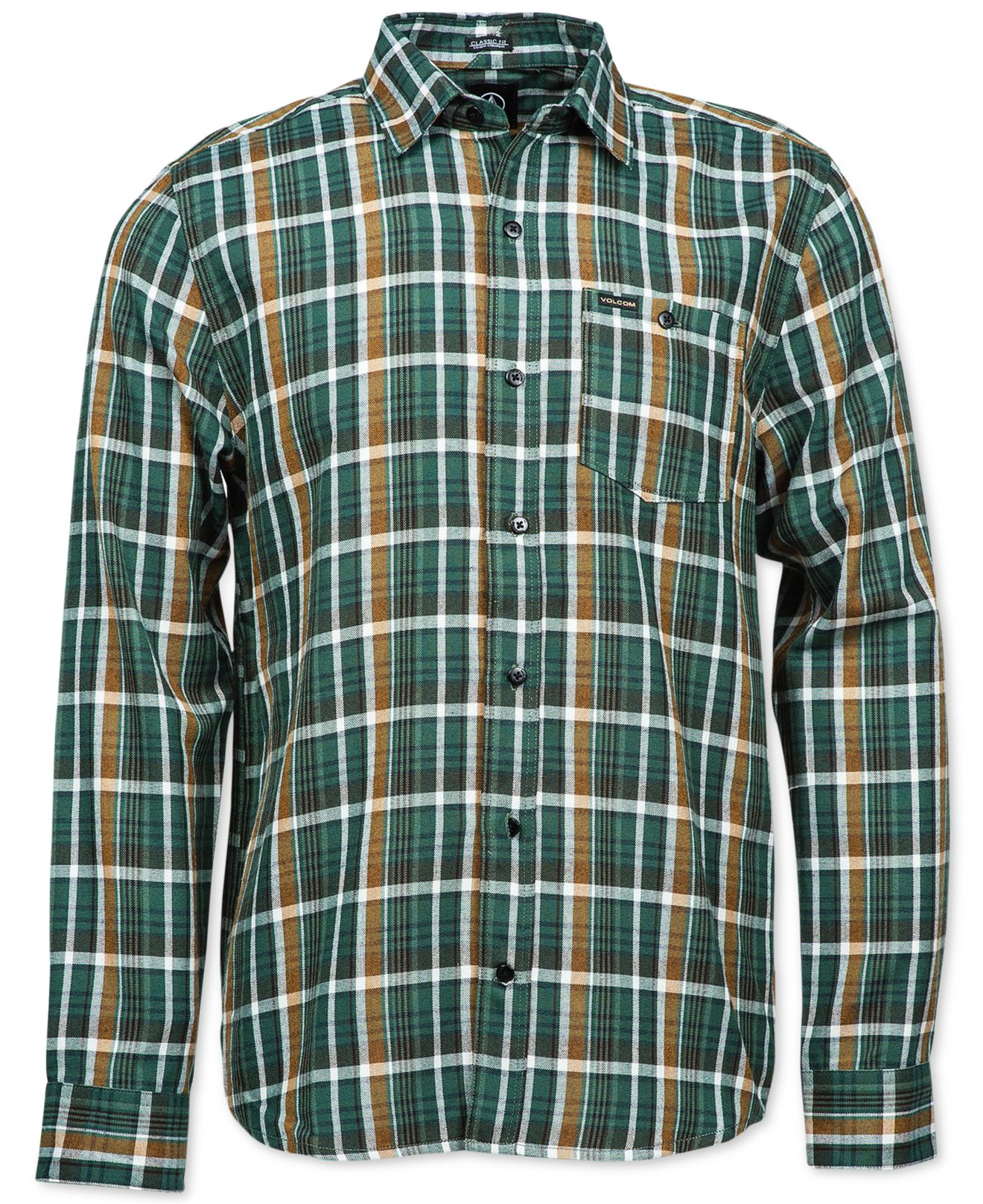 Lyst Bartlett Plaid Flannel Longsleeve Shirt in Green for Men