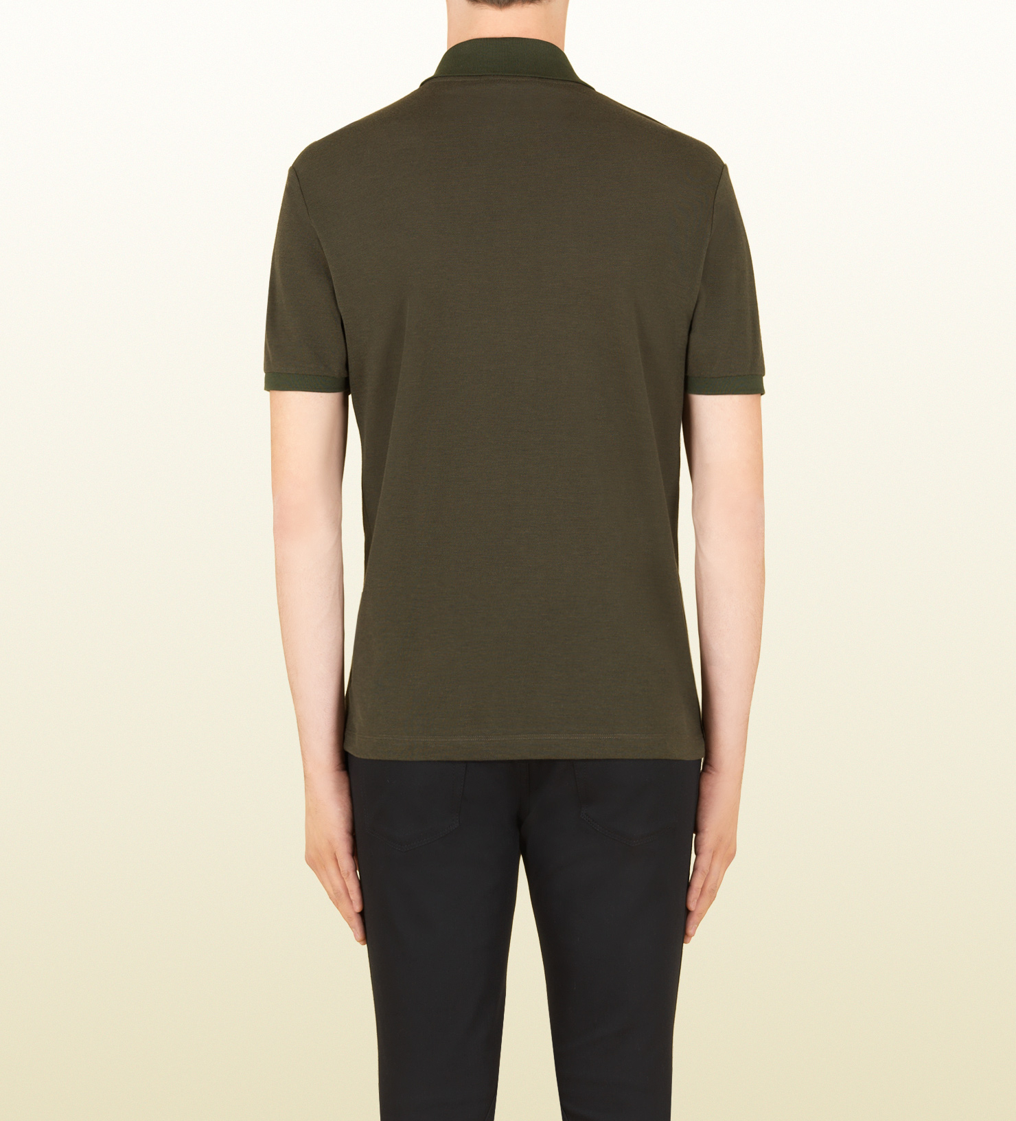 olive green gucci shirt