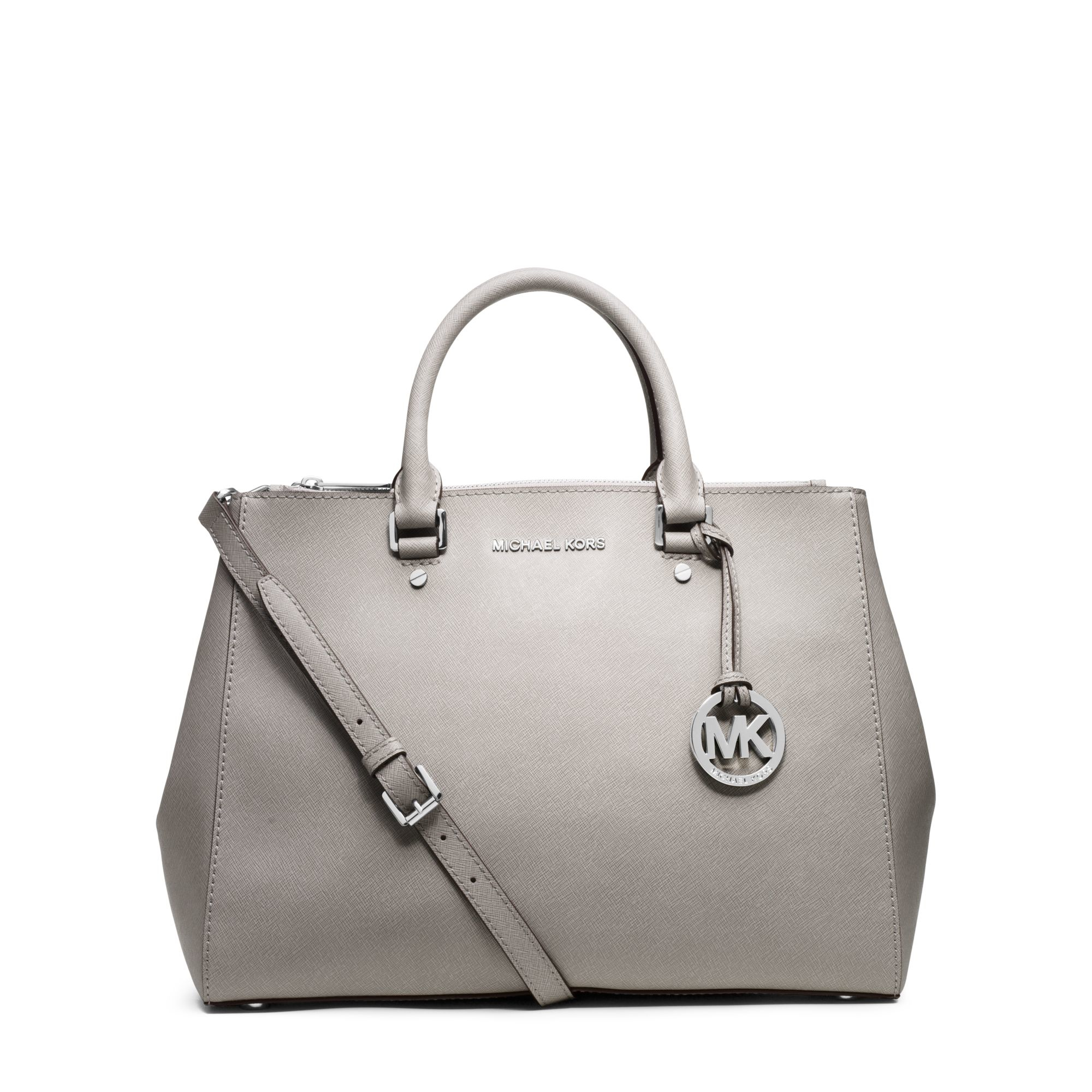 michael kors sutton black saffiano leather satchel