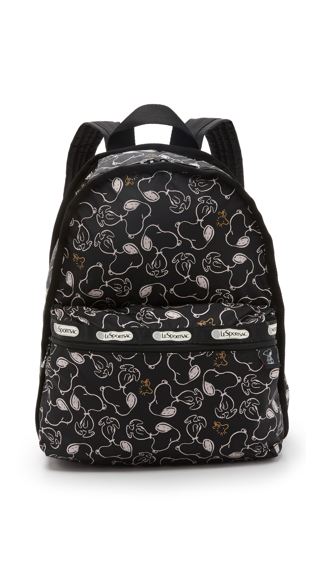 Lyst Lesportsac Peanuts X Basic Backpack Snoopy Shuffle Black in Black
