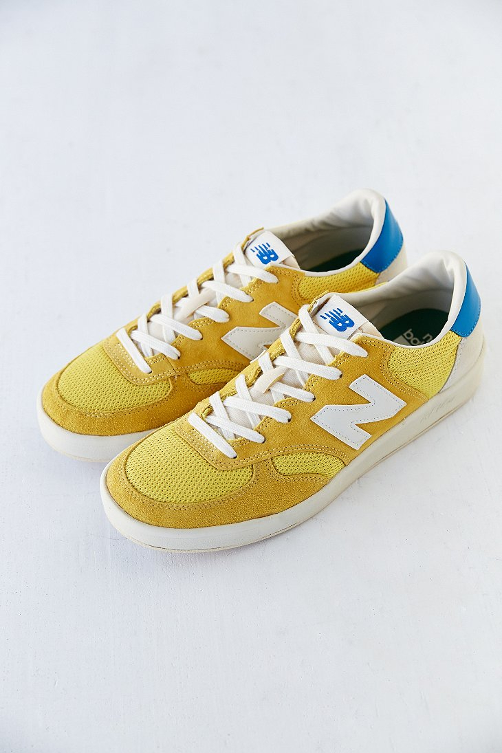 New Balance Heritage Court 300 Sneaker in Yellow for Men - Lyst