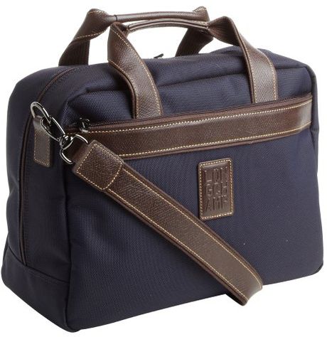 Longchamp Azzuro 'Boxford' Leather Trim Travel Bag in Blue for Men ...