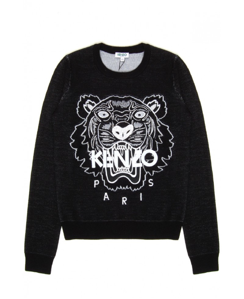 KENZO Black Tiger Sweatshirt - Lyst