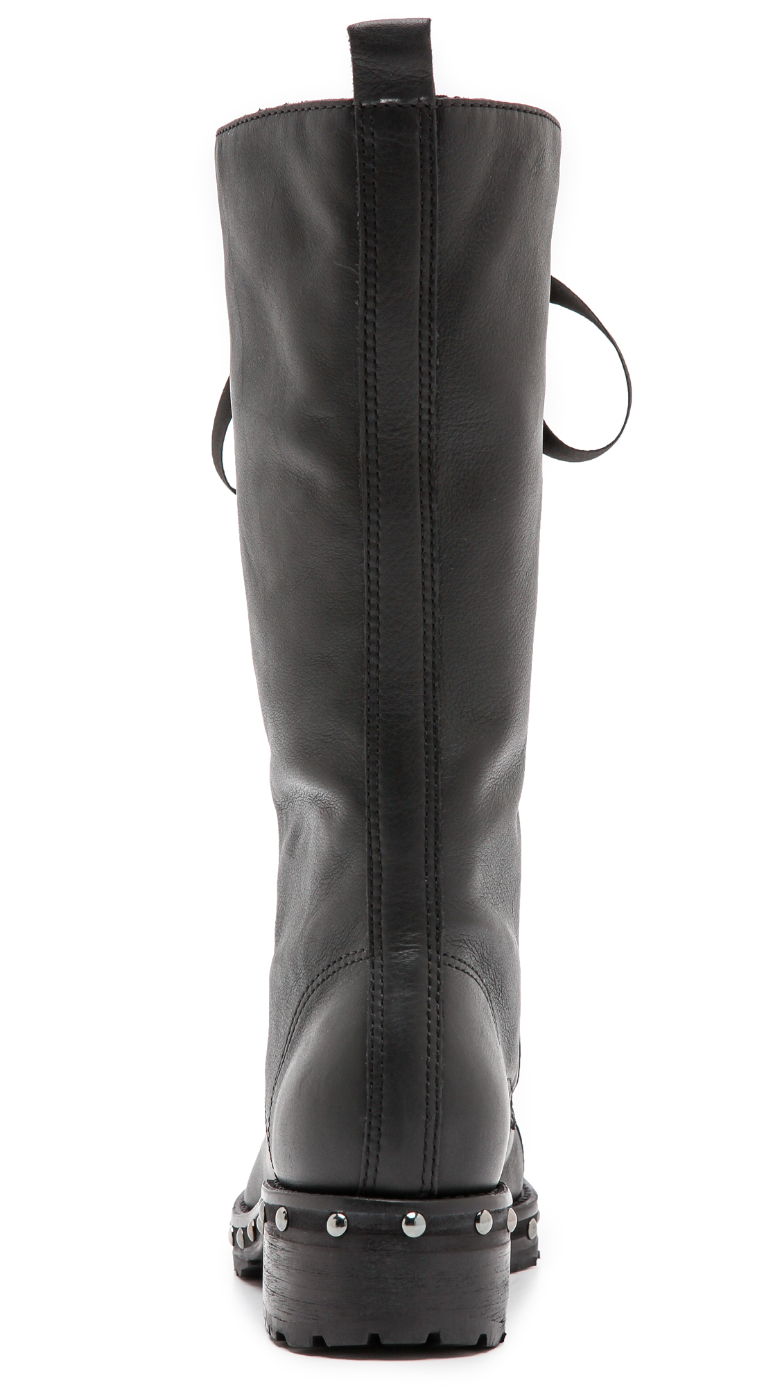 dkny combat boots