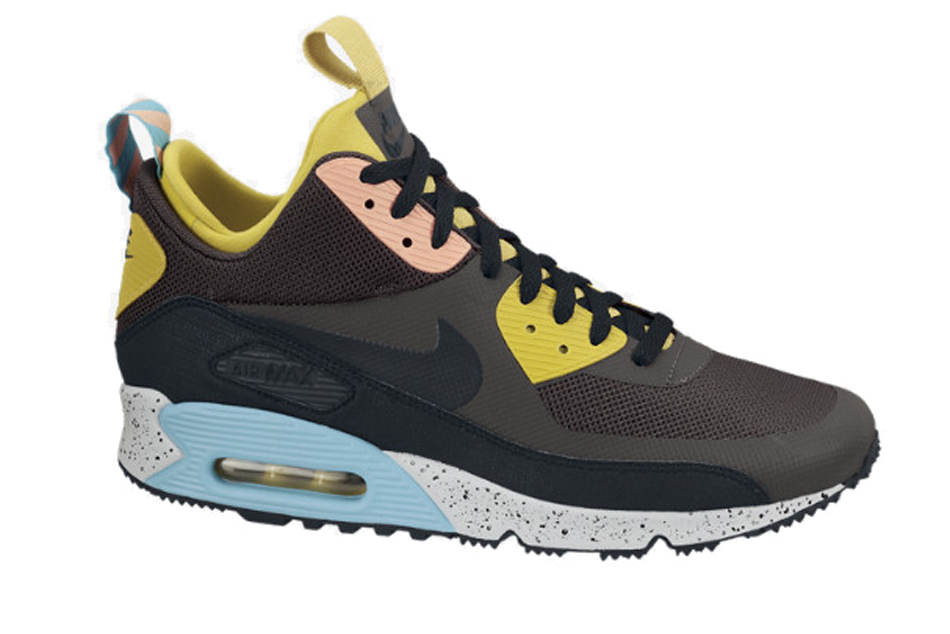 Nike Leather Air Max 90 Mid Sneakerboot 