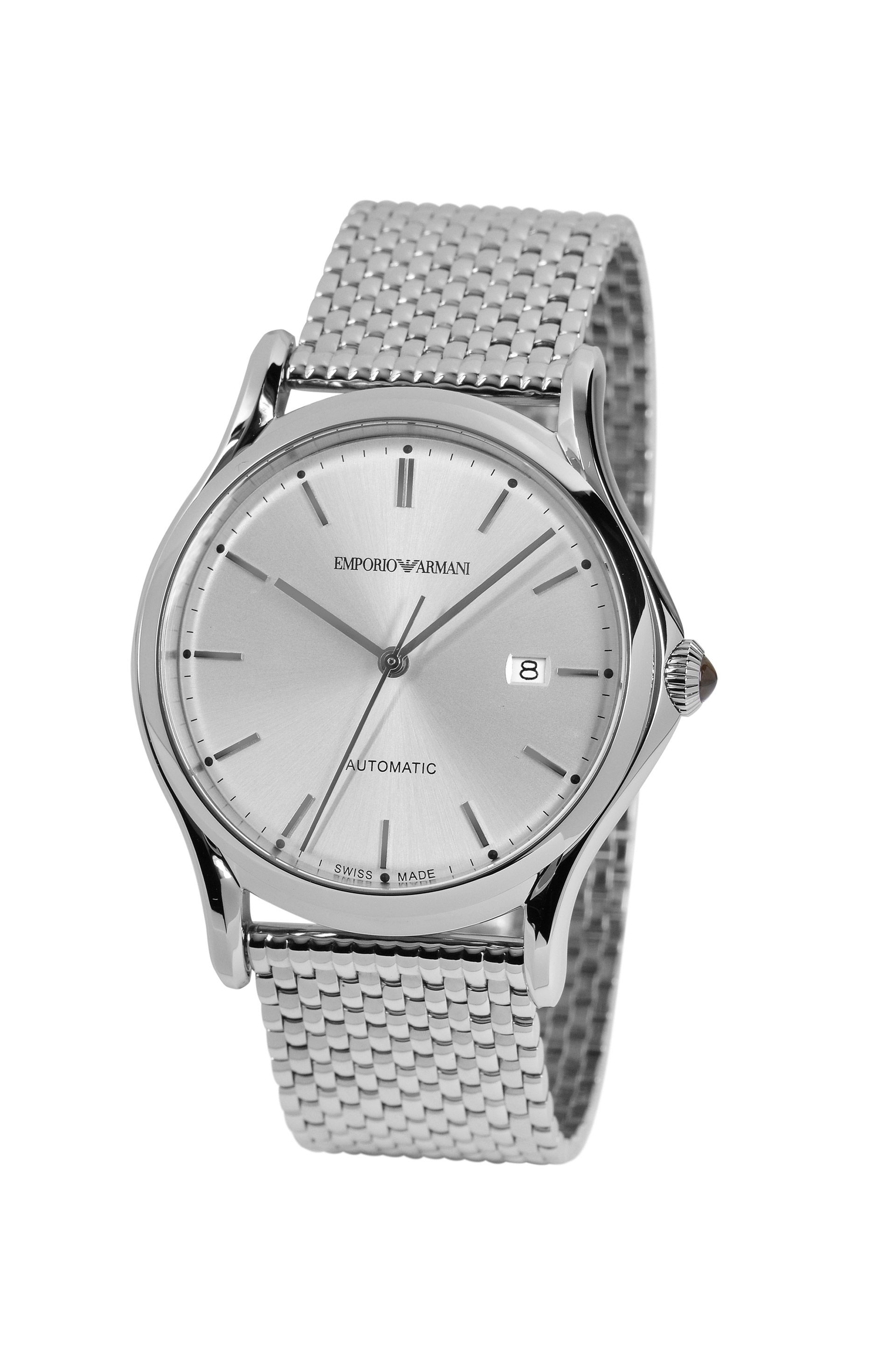 Emporio Armani Watch Swiss Made Collection in Silver (Metallic) - Lyst
