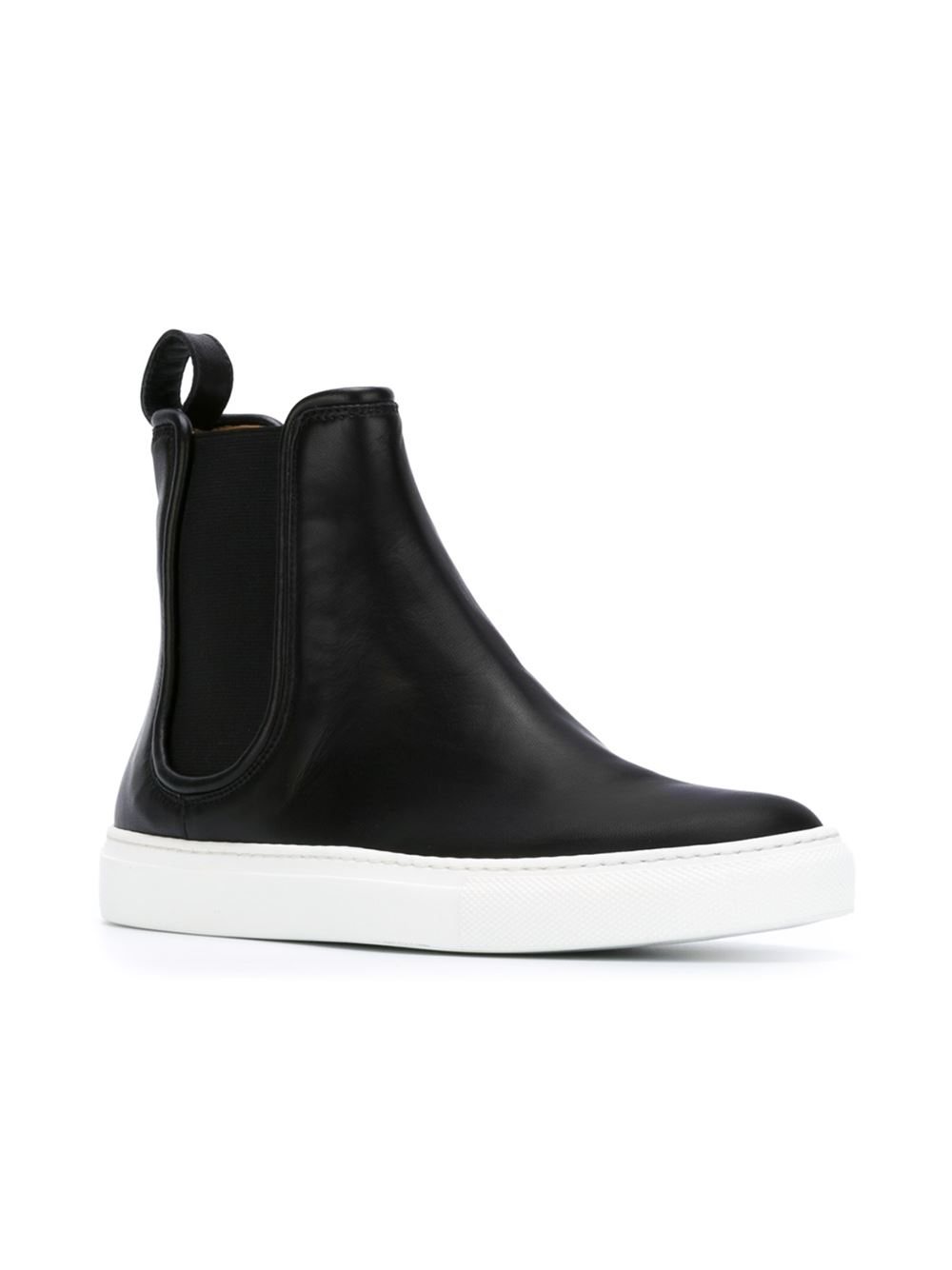 Leather Chelsea Boots in Black Lyst