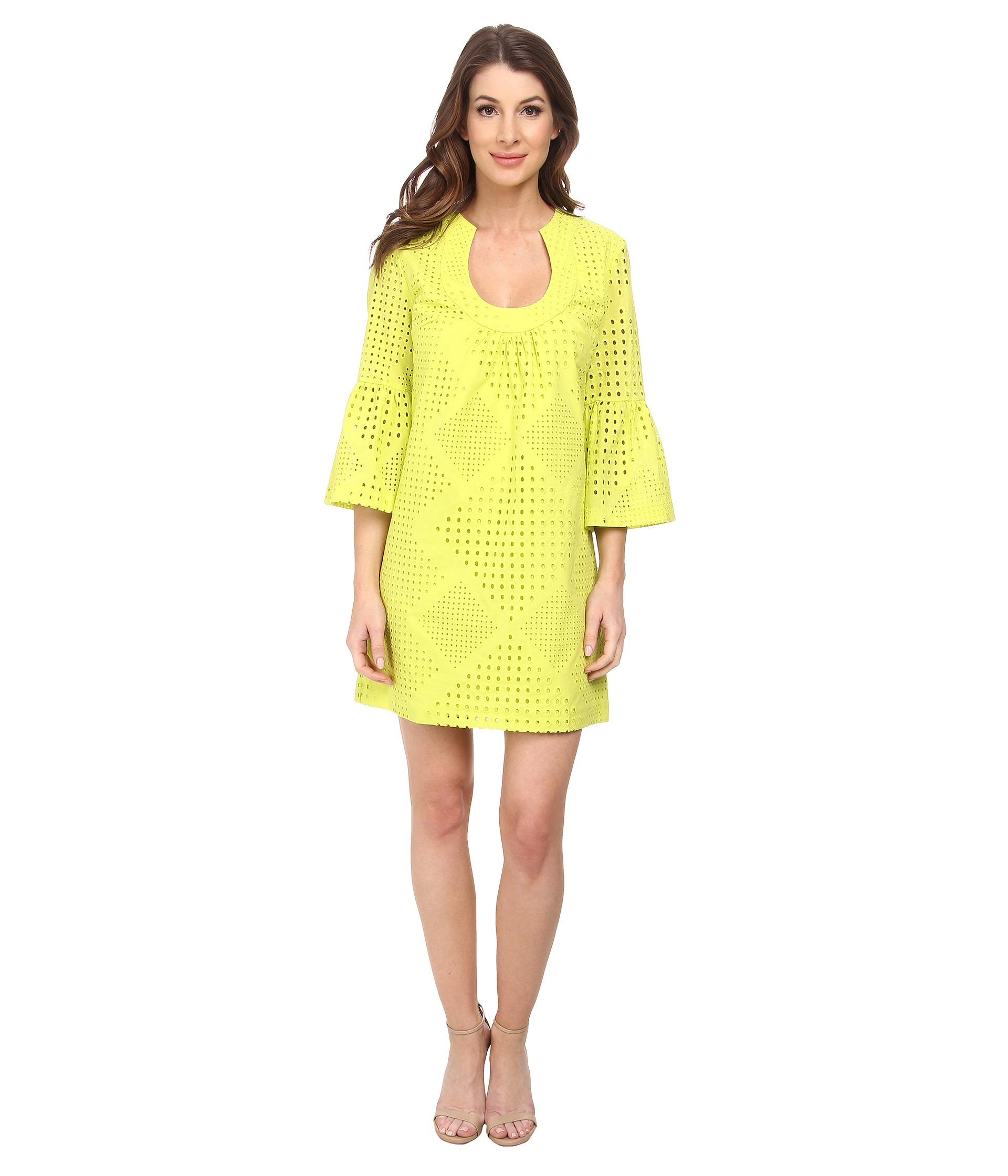 trina turk yellow dress