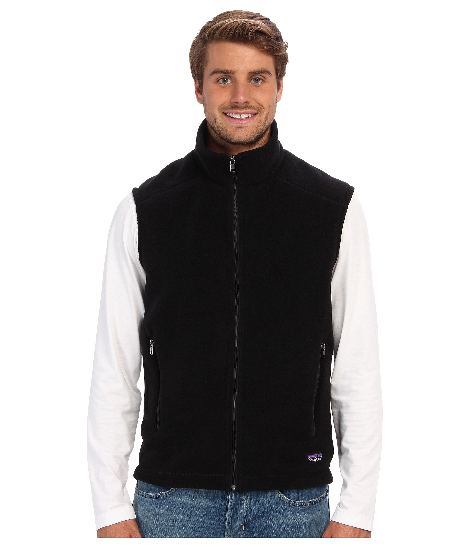 Patagonia Synchilla® Fleece Vest in Black for Men Lyst