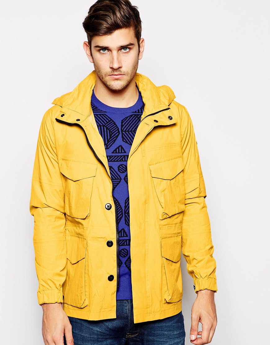 Paul Smith Waterproof Field Jacket in Yellow for Men - Lyst