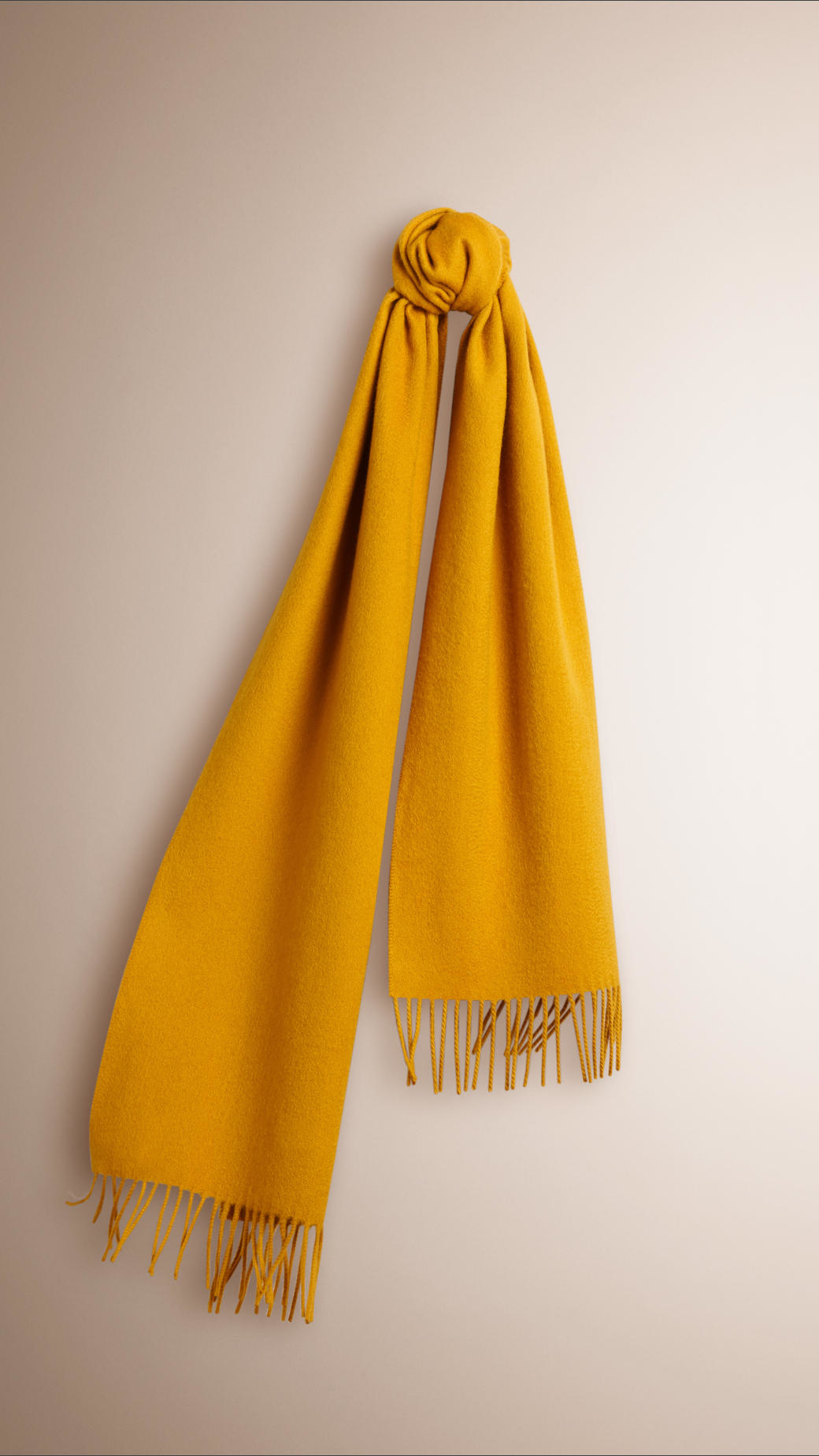 yellow cashmere scarf