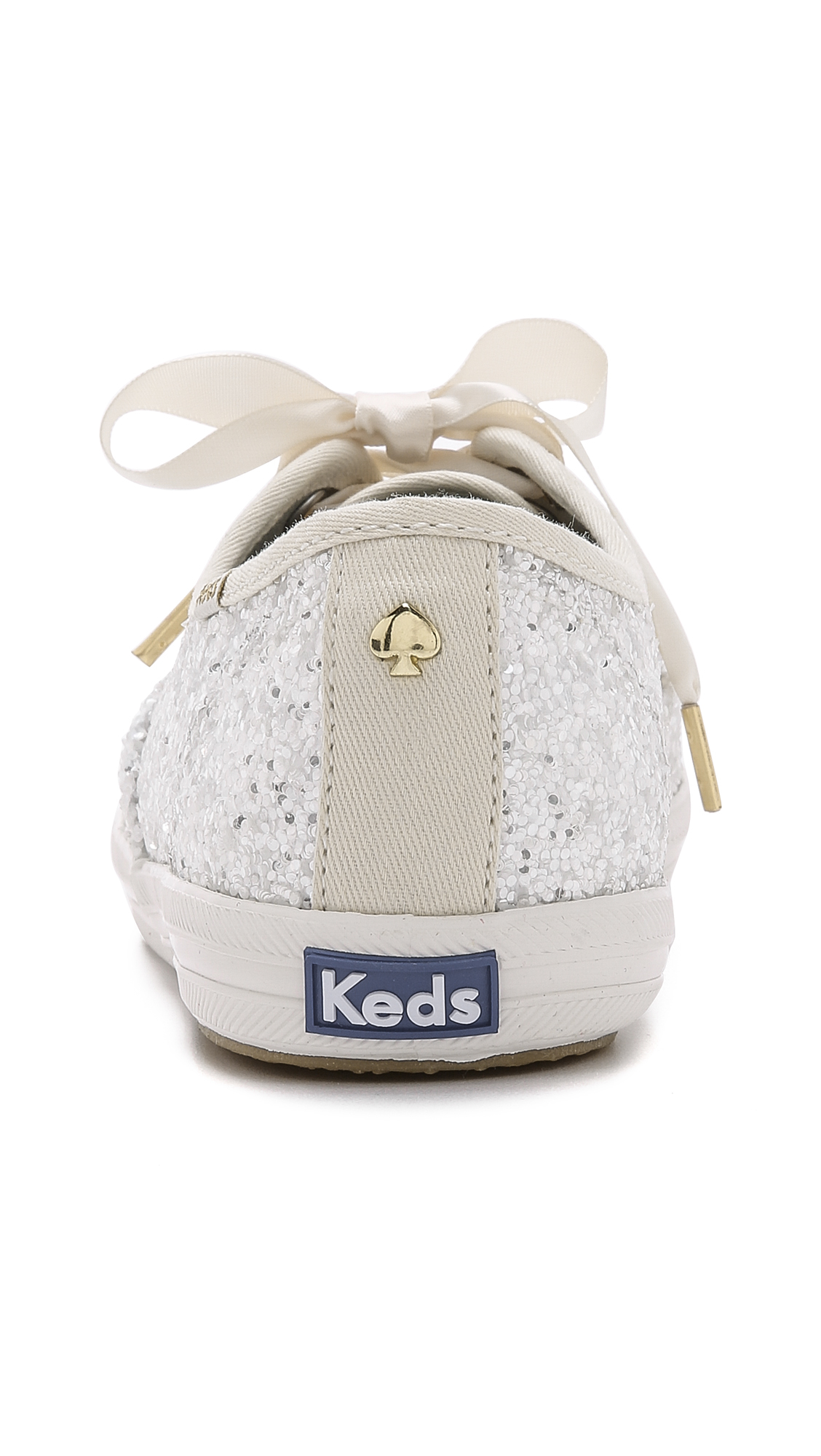 Keds kate hot sale spade white glitter