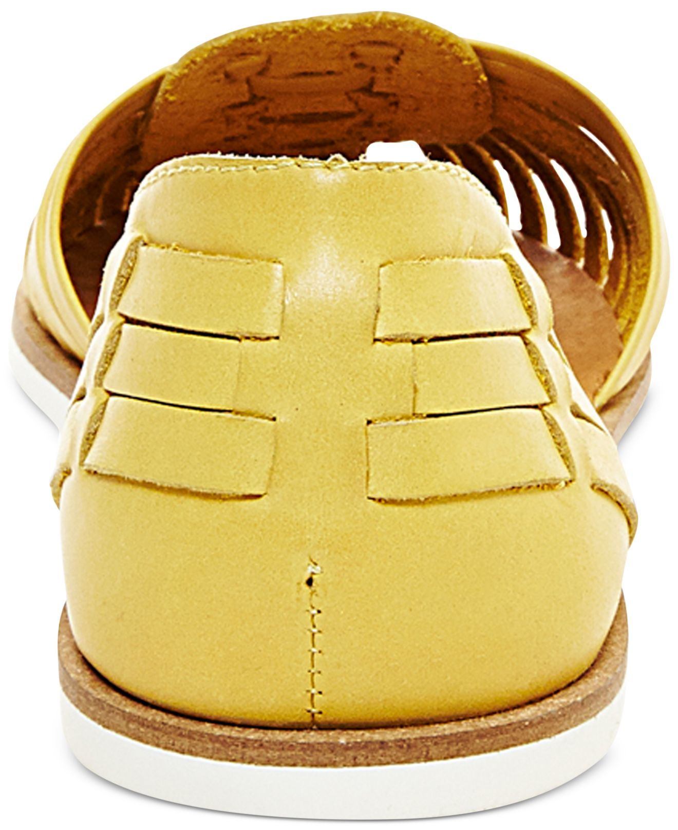 Steve madden Women's Hillarie Huarache Slipon Sandals in Yellow Lyst