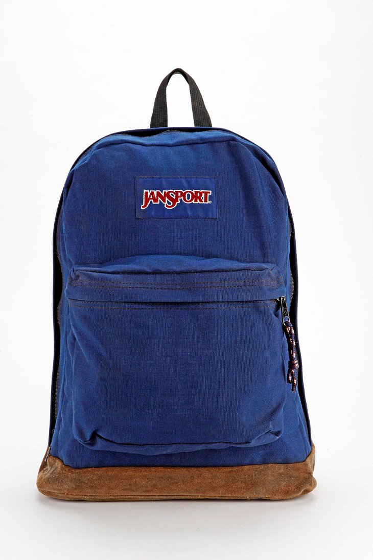 dark blue jansport backpack with brown bottom JanSport, Superbreak Backpack, Navy Blue, One Size The JanSport Cool Student Backpack has all the great features of the classic Jansport Big Student Urban Renewal Vintage Jansport Backpack
