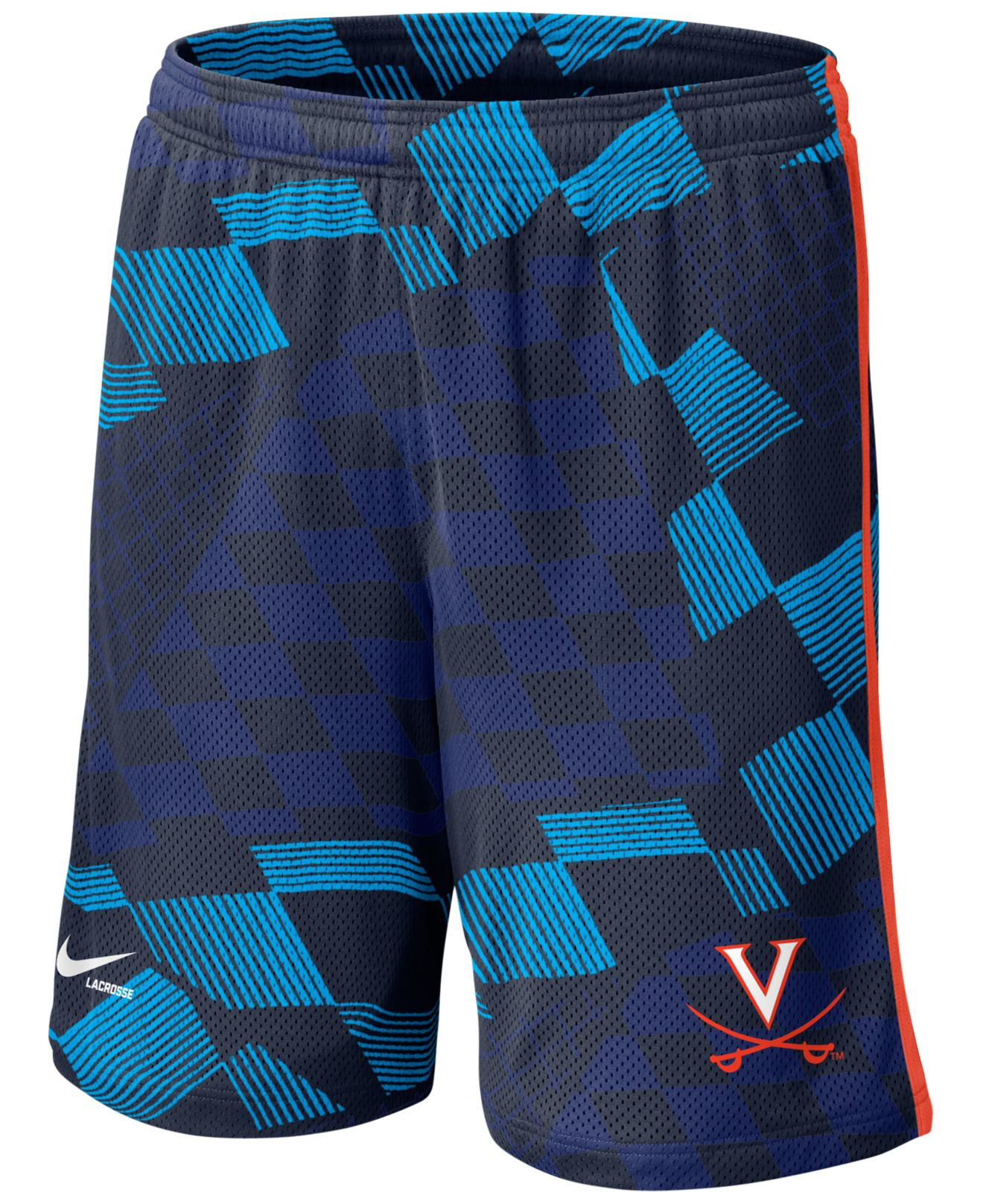 Nike Men'S Virginia Cavaliers Legend Lacrosse DriFit Shorts in Blue
