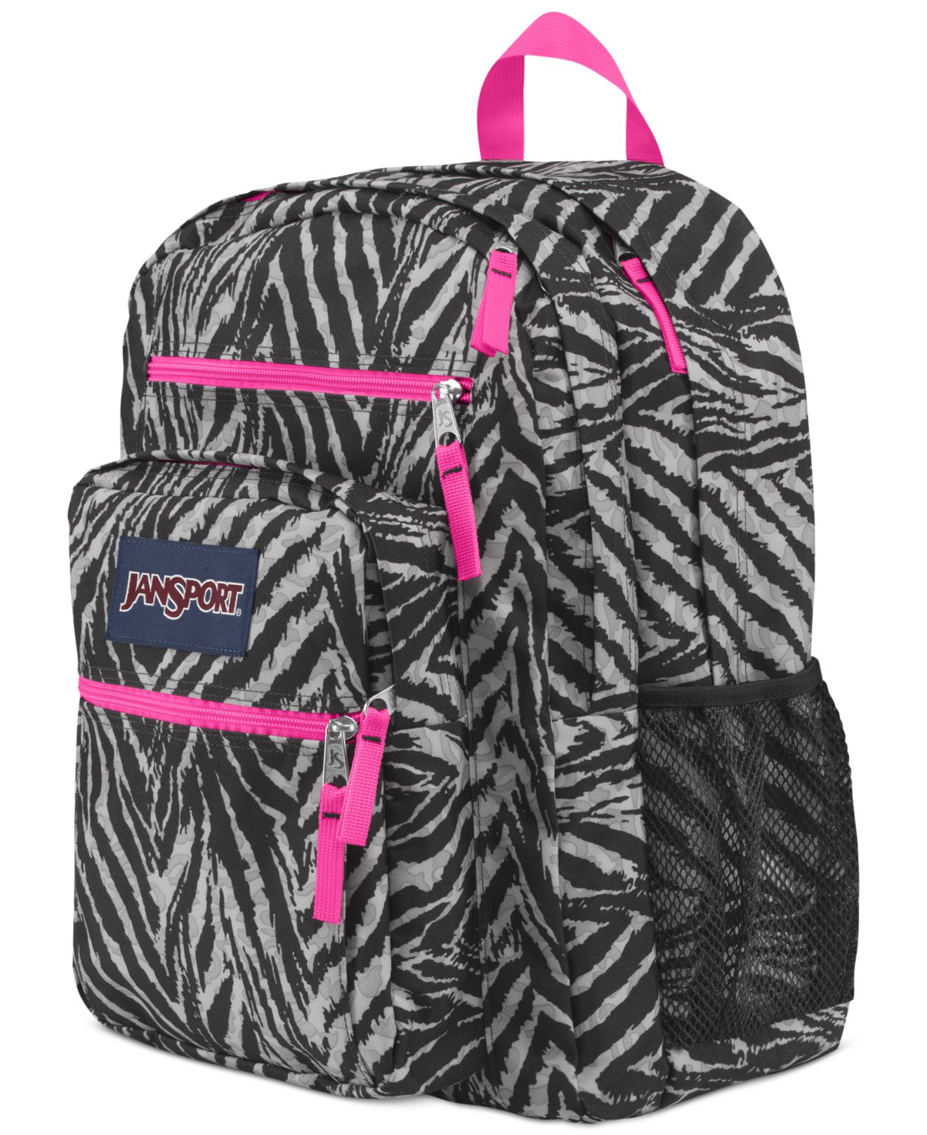 jansport zebra print backpack