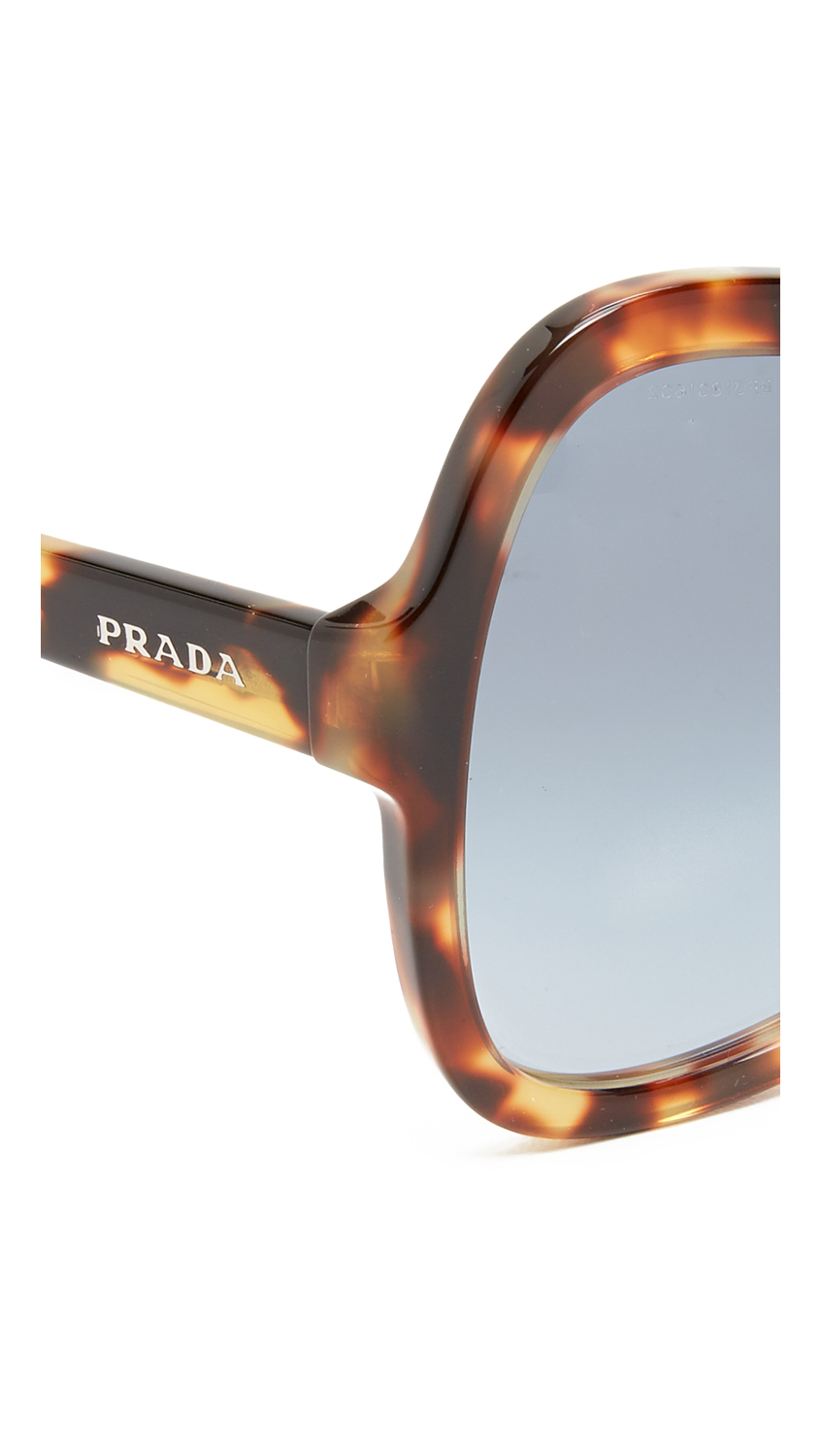 Prada Butterfly Sunglasses in Blue | Lyst