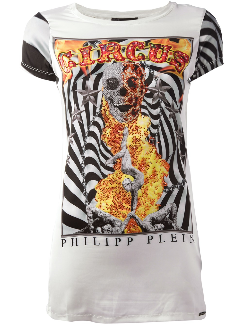 Lyst - Philipp Plein Printed Tshirt in White