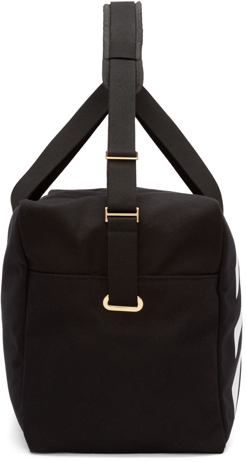Lyst - Off-White C/O Virgil Abloh Black And White Canvas Duffle Bag in Black for Men