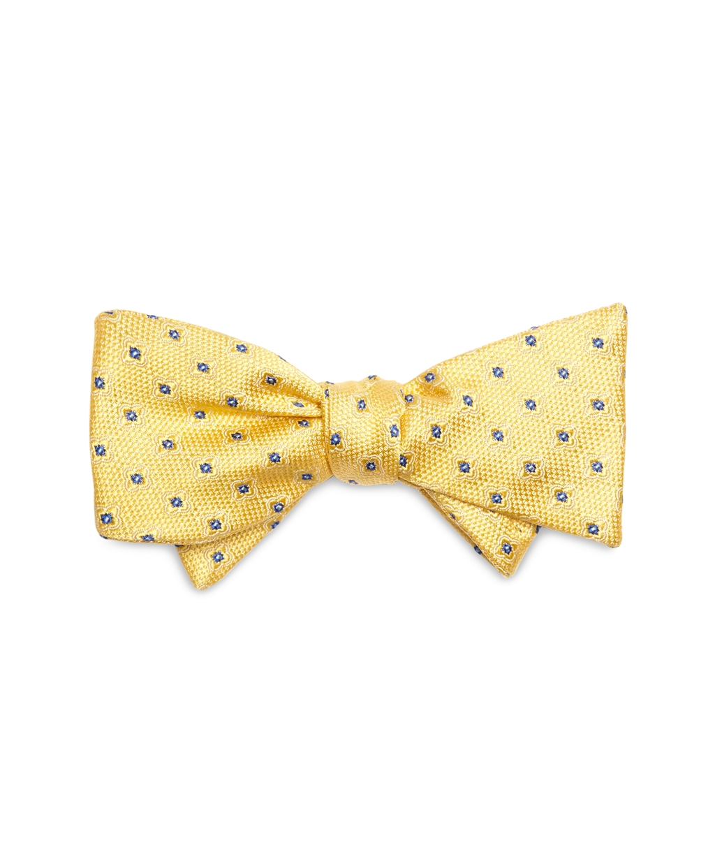 Brooks brothers Textured Flower Bow Tie in Yellow for Men Lyst