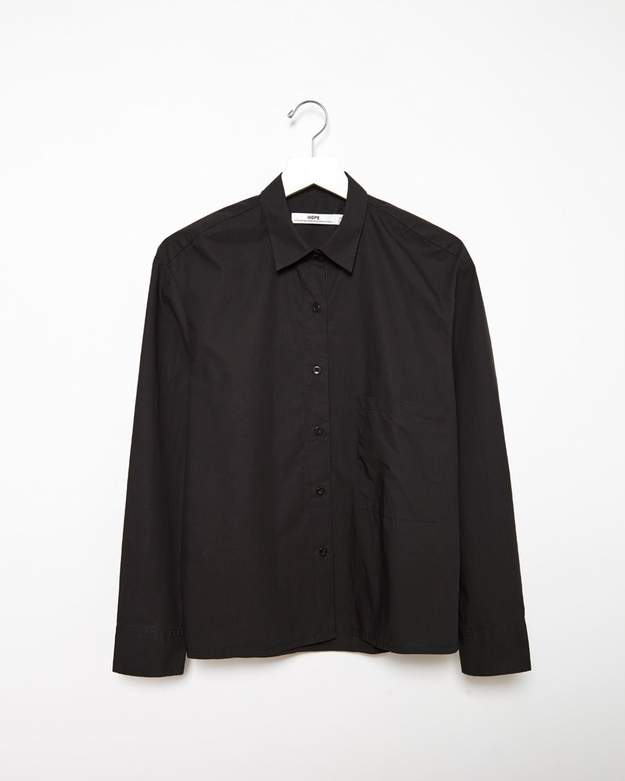 lyst ester shirt in black lyst ester shirt in black